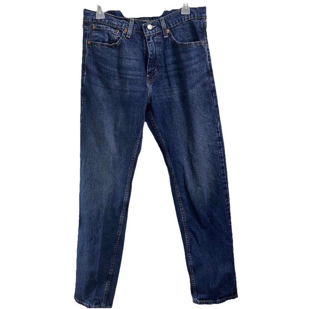 LEVI STRAUSS 505 MEN'S REGULAR FIT STRAIGHT LEG BLUE JEANS 32x32 EUC